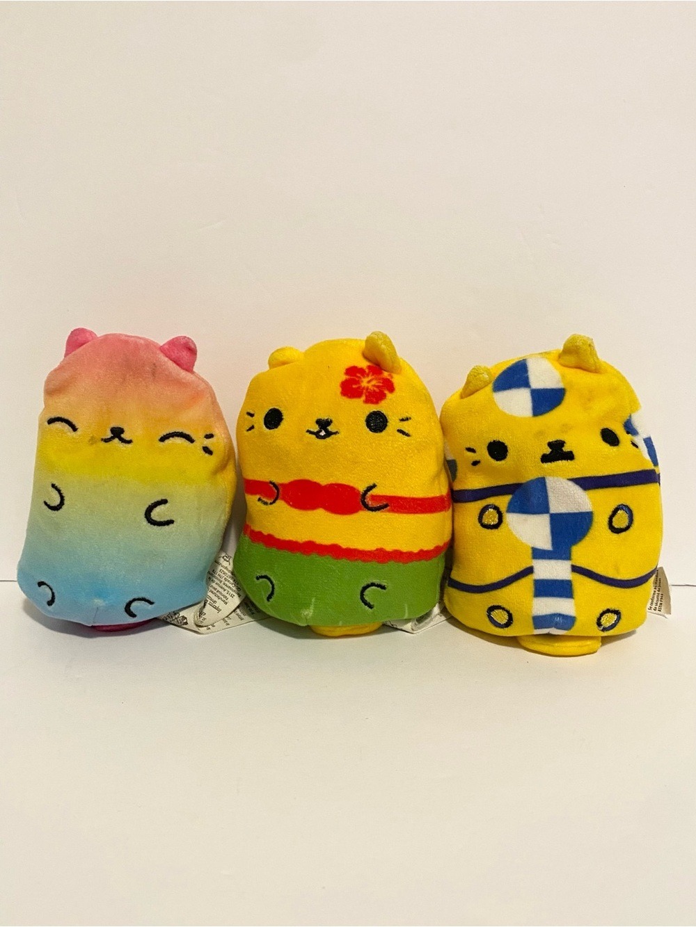 Cats vs Pickles Kittens Gherkins Beanbag Lot Plush Stuffed Toy 3” Toys